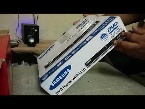 Unboxing - Samsung DVD-E370 DVD - Simple player