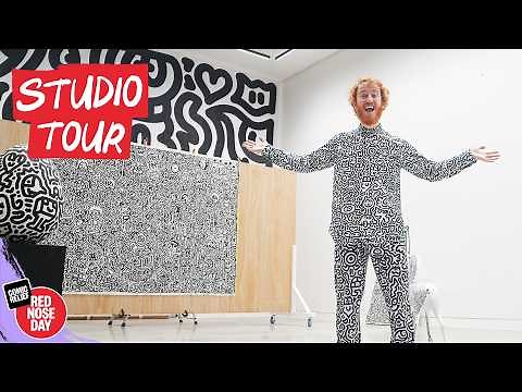 Inside Mr Doodle's Art Studio | Red Nose Day 2026