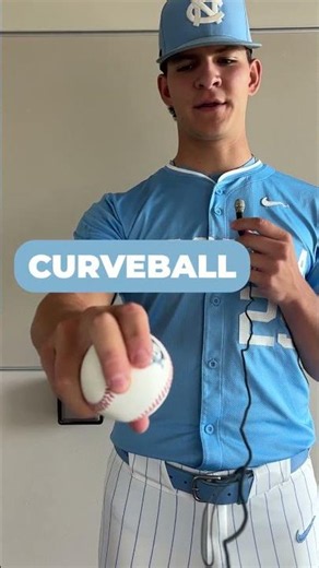 North Carolina's Jason DeCaro shows his pitch grips ⚾️ #shorts