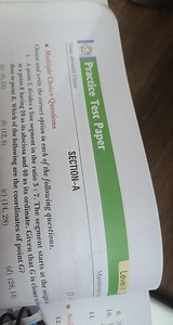 Q: Practice Test PaperTime allowed: 1 hourSECTION-A- Multipl... | Filo