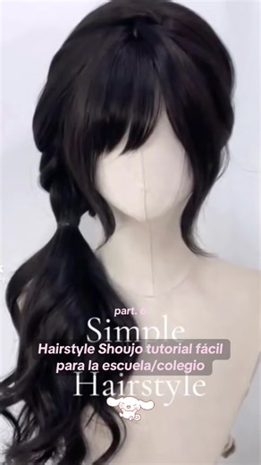 Tutorial de Peinado Shoujo para la Escuela