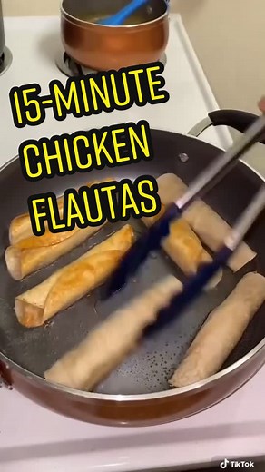 15-Minute Chicken Flautas Recipe - Easy and Delicious!