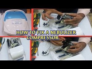 How to fix nebulizer compressor| how to repair nebulizer machine| how replace filter nebulizer|