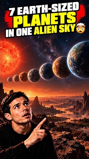 Standing On An Alien World With 7 Earth-Sized Planets In The Sky #space #trappist1