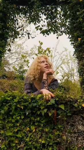 Alexandra Bochkareva 🌙 | 💜💜💜🗡️✨ Behind the scenes with @babooshka.an Assistance @cherry_borsch Dress @linennaive Cape @costureroreal #beautifuldestinations... | Instagram