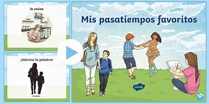 Favorite Hobbies PowerPoint Spanish