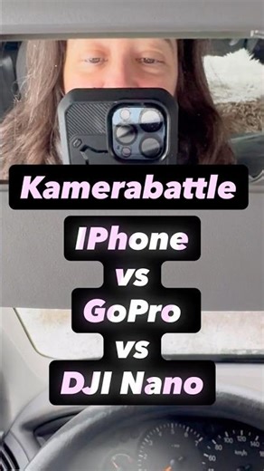 Kamerabattle | IPhone vs GoPro vs DJI Nano | wer gewinnt? #kameratest #contentcreator