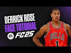 🏀 How to make DERRICK ROSE in EA FC - Pro Clubs & Career Mode Face Creation 🌹
