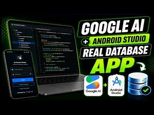 Build Android App with Google AI Studio & Android Studio (Firebase Backend) ⭐