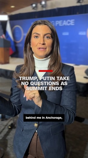 285K views · 4.7K reactions | CNN's Kaitlan Collins reports from Anchorage, Alaska, as President Trump and Russian President Putin ended their summit without coming to terms for a deal to end the war in Ukraine. Read takeaways from the talks: https://cnn.it/45xIcmz | CNN | Facebook