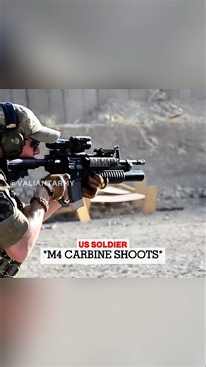 US Soldier Shooting M4 Carbine in Afghanistan | #army #shorts