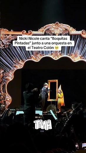 Nicki Nicole canta “Boquitas Pintadas” junto a una orquesta sinfónica