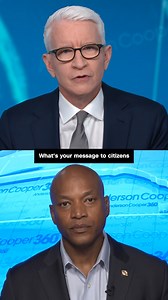 Maryland Democratic Governor Wes Moore spoke with CNN's Anderson Cooper about the potential deployment of federal troops in Baltimore after President Donald Trump said he is placing Washington, DC’s, police department “under direct federal control” and deploying National Guard troops to the nation’s capital. | Anderson Cooper 360