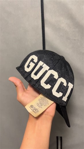 Gucci Black 25 GG Cap Now Available!