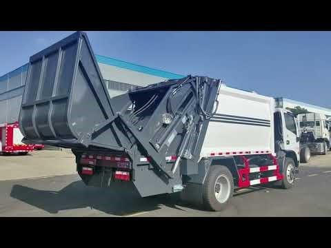 Rear Loader Garbage Compactor Truck
