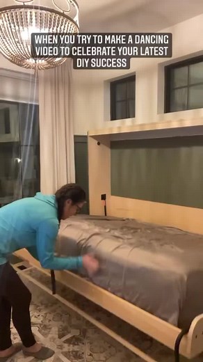 DIY Murphy Bed Transformation: Create a Functional Space with this Amazing Bed Design!