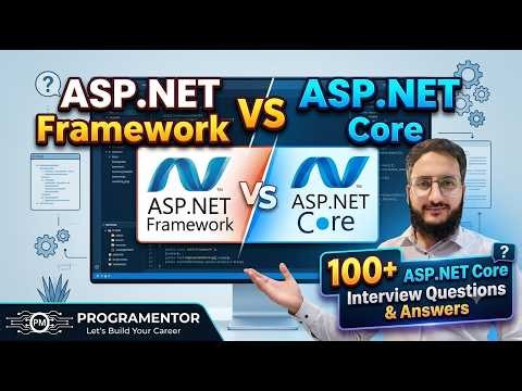 ASP.NET Core VS ASP.NET Framework | 100 ASP.NET Core Interview Questions and Answers (Hindi/Urdu)