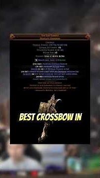This is THE BEST Unique Crossbow in Path of Exile 2