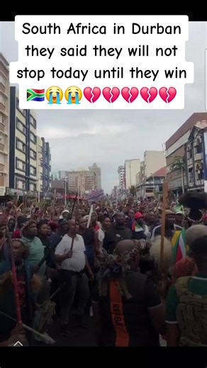 Durban Protest: South Africa Vows to Continue Until Victory