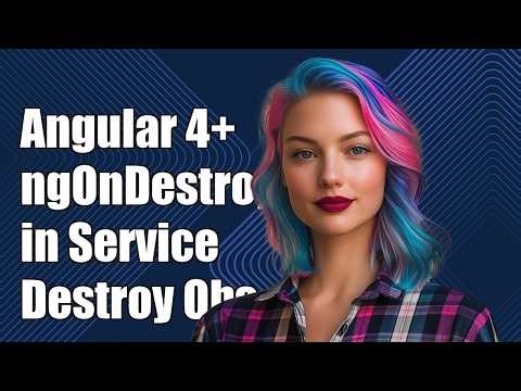 Angular 4+ ngOnDestroy() in service - destroy observable