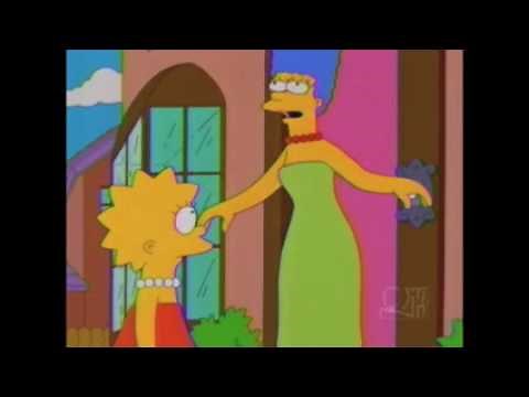 Marge Simpson Why do birds suddenly appear, over there, over here