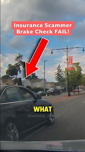 Insurance Scammer FAILS Brake Check