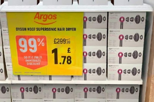 Argos scam warning after Scot 'bought Dyson hairdryer for £1.78 on Facebook'