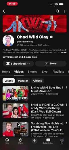 Vy left?? (Chad Wild Clay)