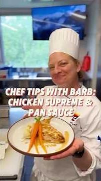 Chicken Supreme & Pan Sauce with Chef Barb #howto #cookingskill #chicken