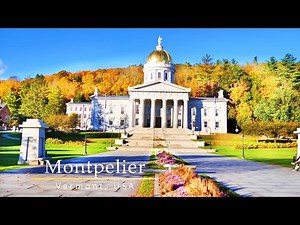 Montpelier Vermont USA - The Smallest Capital City in USA