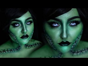 BRIDE OF FRANKENSTEIN GLAM | Halloween Costume Makeup Tutorial | RawBeautyKristi