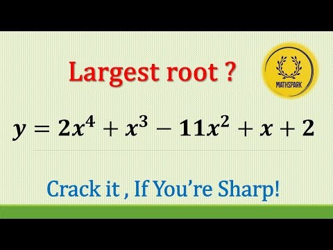 How to Find the Largest Root of a 4th-Degree Polynomial Easily!