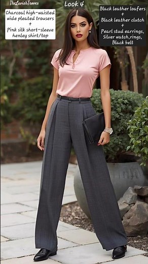 Elegant Outfit Ideas For Women | Formal Trouser/Pant Outfit Ideas | Summer Outfits In Rich Colors 💞