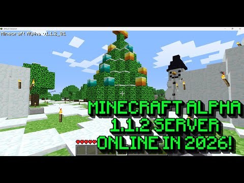 PlanetNostalgia – Minecraft Alpha 1.1.2_01 Online Server 2026