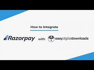 Razorpay Payment Gateway Integration in Easy Digital Downloads Website