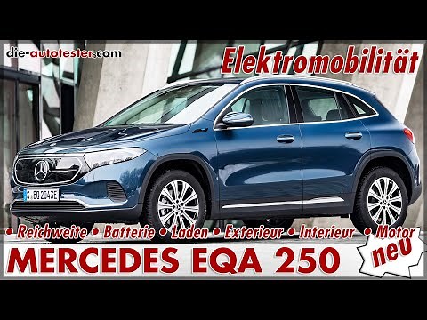 MERCEDES EQA 250 - The electric GLA in the test Test drive Range Consumption Price Facts German
