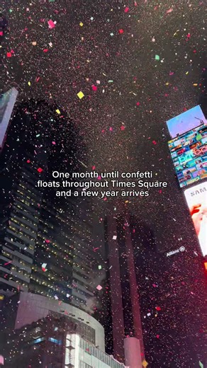 1️⃣ Month 🎉🕛🪩🎊🌟❤️ #NYE #NewYear #TimesSquare #NYC #NewYearsEve