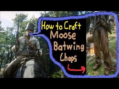 RDR2 How to Craft Moose Batwing Chaps