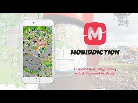Mobiddiction - Custom Maps, WayFinding with AI Powered Analytics