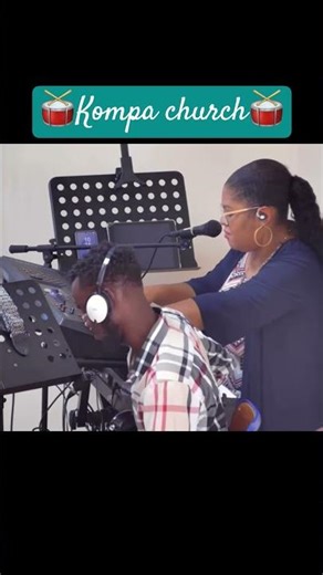 Kompa live church 🥁 #compas #kompa #gospel #instrumentalmusic #drum #key