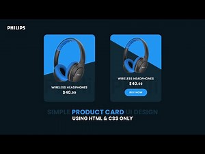 Simple Product Card UI Design using Html & CSS | E-commerce Card Design Tutorial