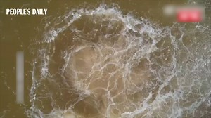 4K views · 142 reactions | The beautiful Aiken Spring, which flows continuously from the vast Gobi Desert in NW China's Qinghai, resembles a magnificent eye of the Earth from above. | People's Daily, China | Facebook