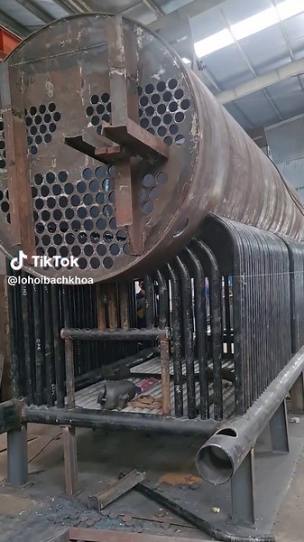 Lò hơi đốt củi công suất 5 tấn hơi/giờ - Giải pháp thân thiện với môi trường