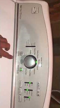 Kenmore washer fills but won't agitate or spin