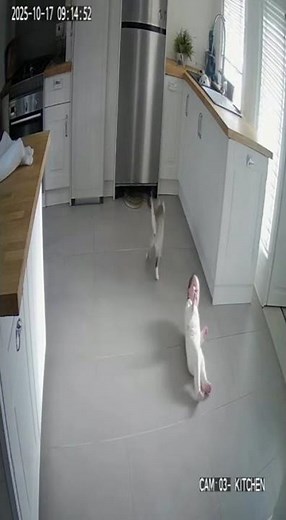 CCTV Captures Cat Saving Baby From Snake in the Garden