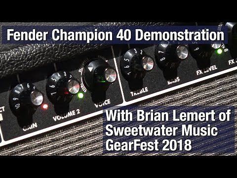 Best Guitar Amp Under $200? Fender Champion 40 Demo