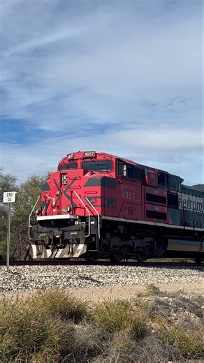 Ferromex in the sahuarita siding! #railfan #arizona