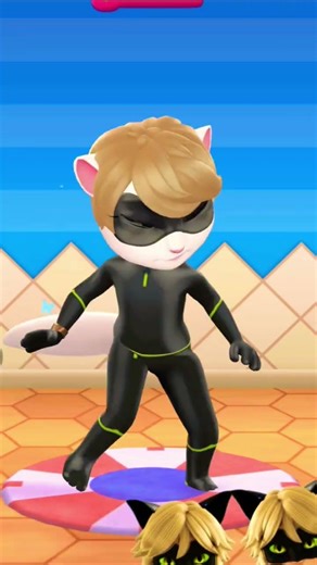 Fake Ladybug to Cat Noir Transformation! 🐞➡️🐱#FakeLadybug #CatNoir #Ladybug #Miraculous