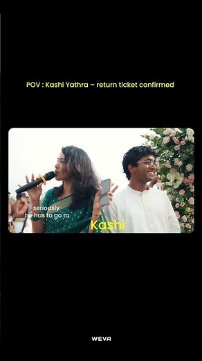 Kashi Yathra Ritual in South Indian Wedding | Funny Groom Moment | Divya & Aditya