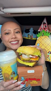 498K views · 4.6K reactions | Trying the burger king SpongeBob meal!  | Janemukbangs | Facebook